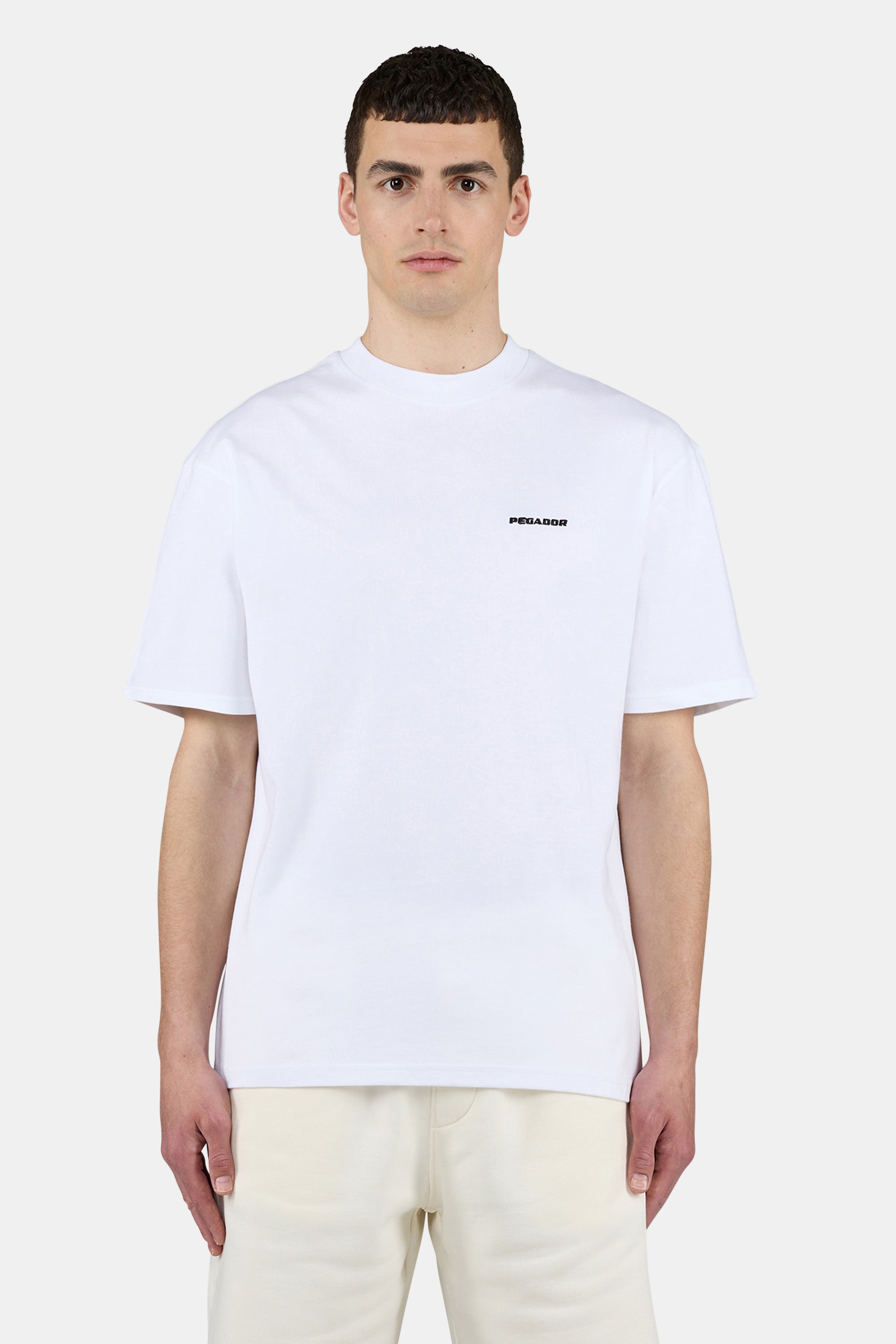 Logo Over Tee White