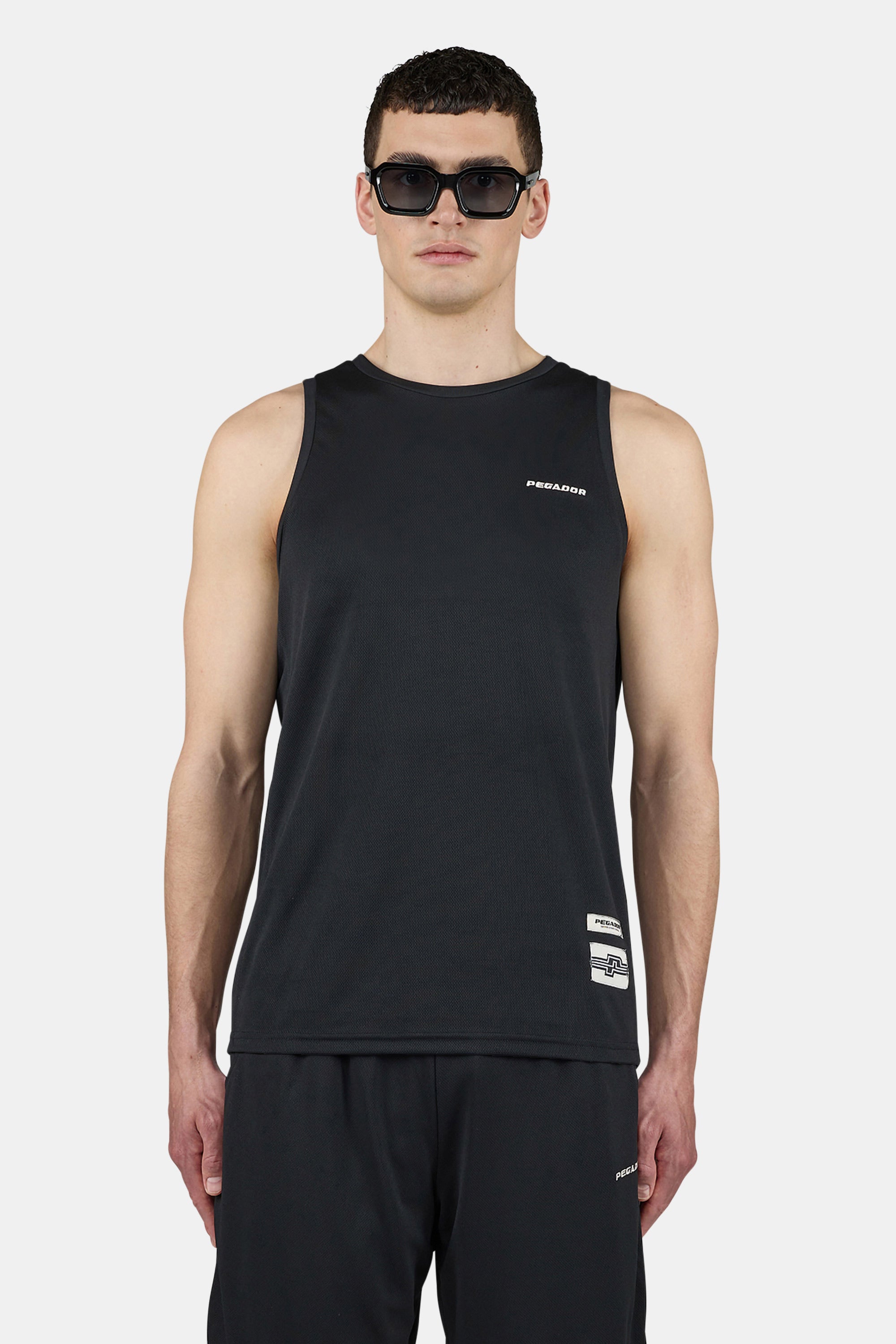 Jaydan Mesh Tanktop Black