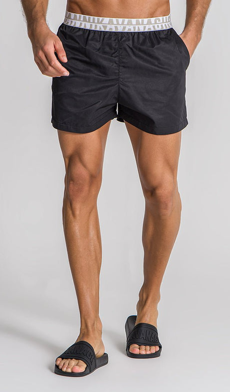 BLACK CAPRI SHORT - Drakkar shop