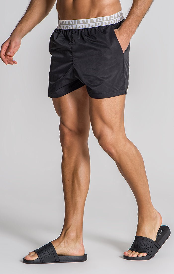 BLACK CAPRI SHORT - Drakkar shop