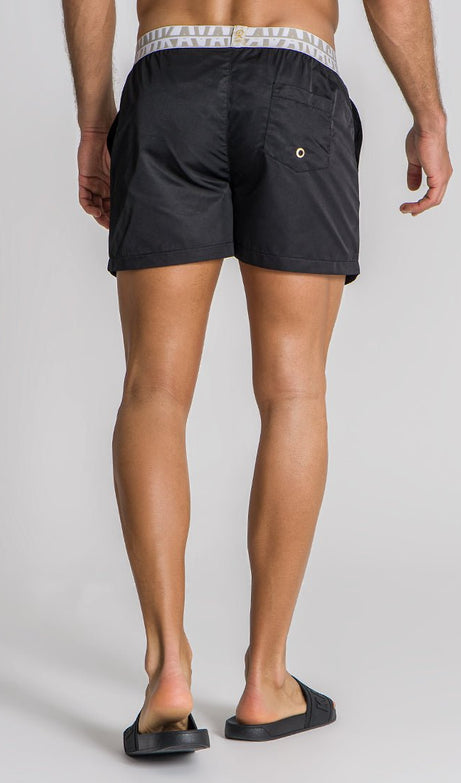 BLACK CAPRI SHORT - Drakkar shop