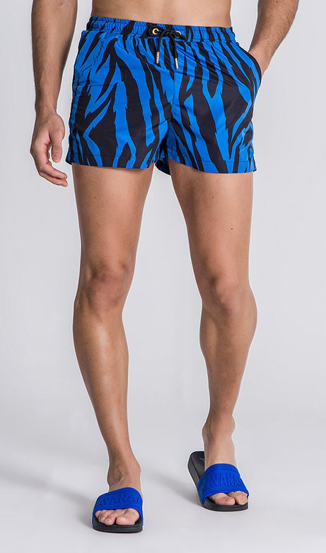BLUE ZANZIBAR SWIMSHORTS - Drakkar shop