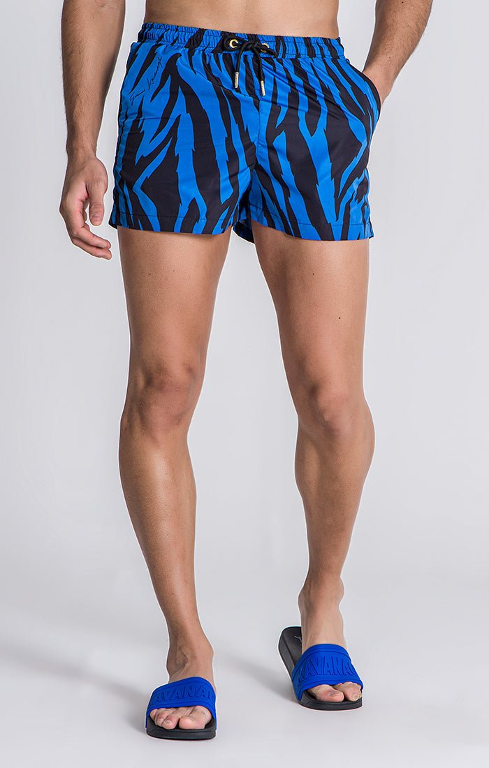 BLUE ZANZIBAR SWIMSHORTS - Drakkar shop