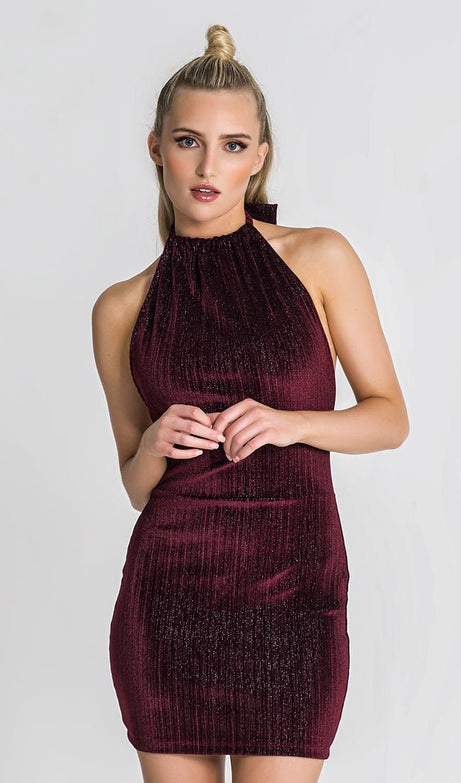 BURGUNDY NOVEL DRESS - Drakkar shop