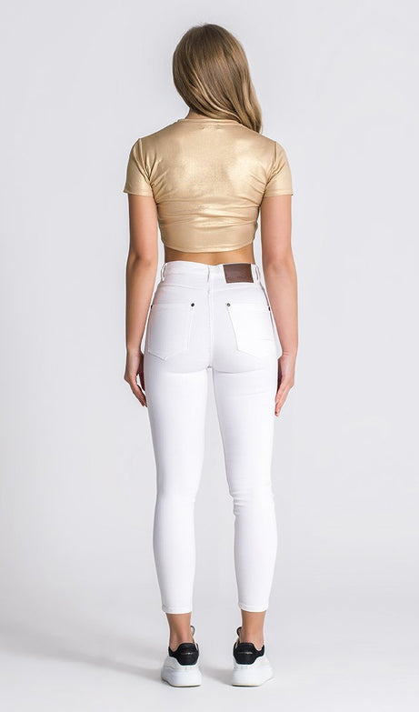 GOLD CORE WINNERS CROPPED TEE - Drakkar shop