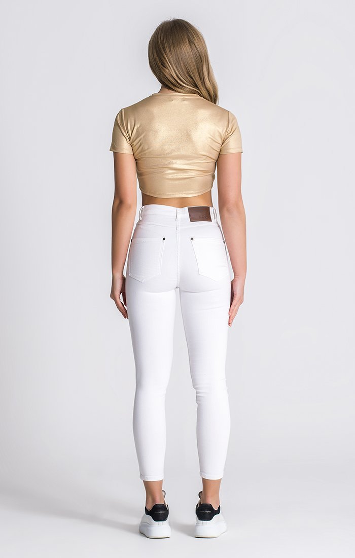 GOLD CORE WINNERS CROPPED TEE - Drakkar shop