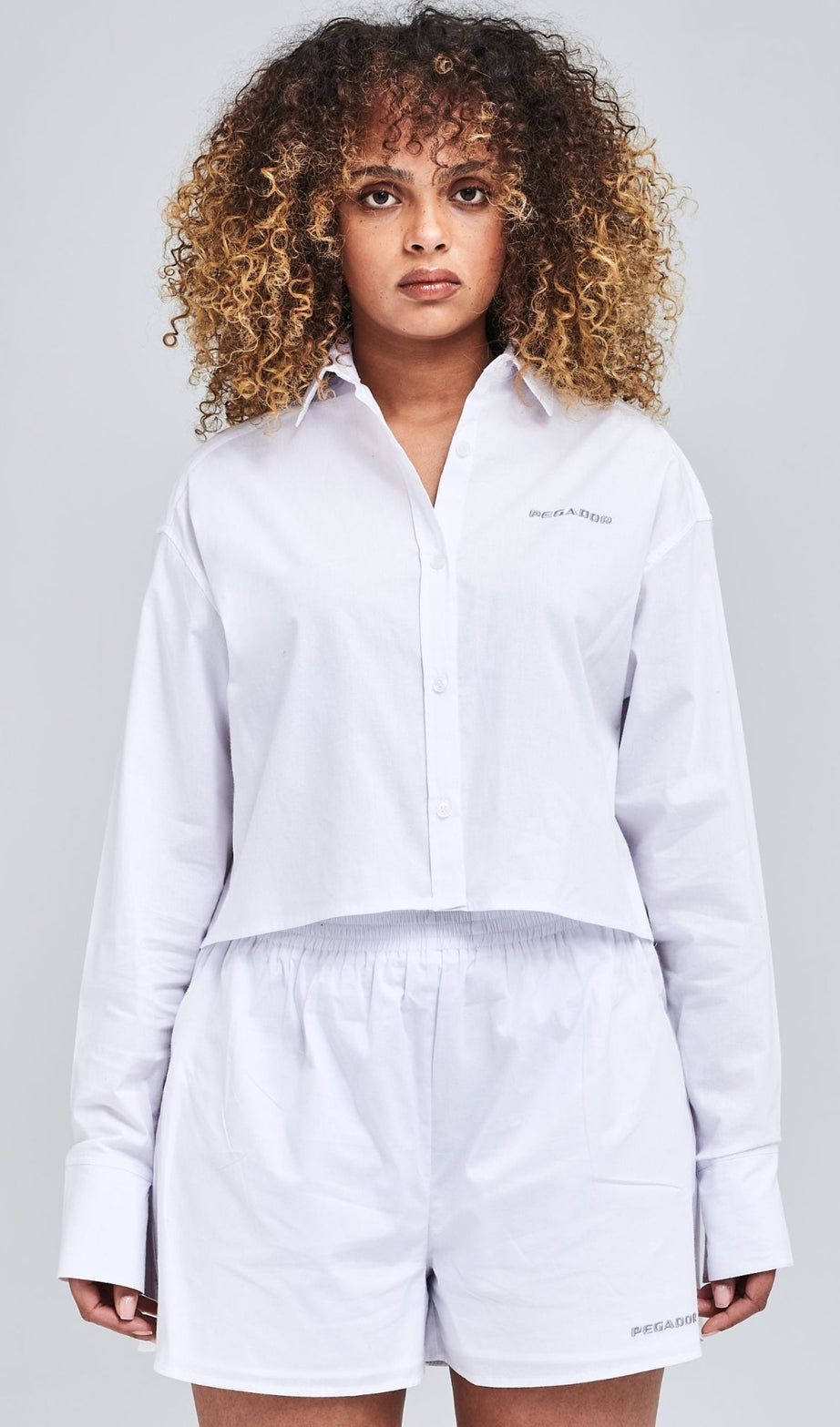 HOLIDAY CROPPED SHIRT WHITE(SHIRT) - Drakkar shop