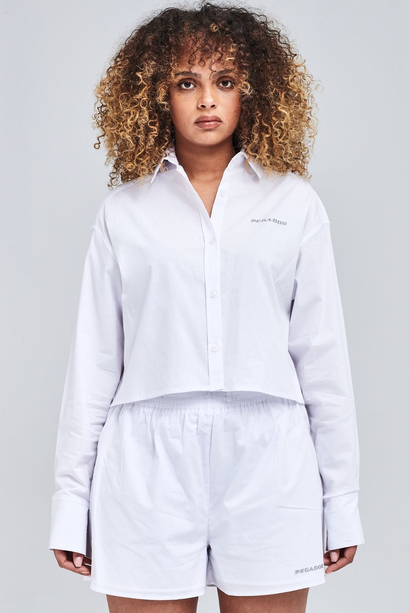 HOLIDAY CROPPED SHIRT WHITE(SHIRT) - Drakkar shop