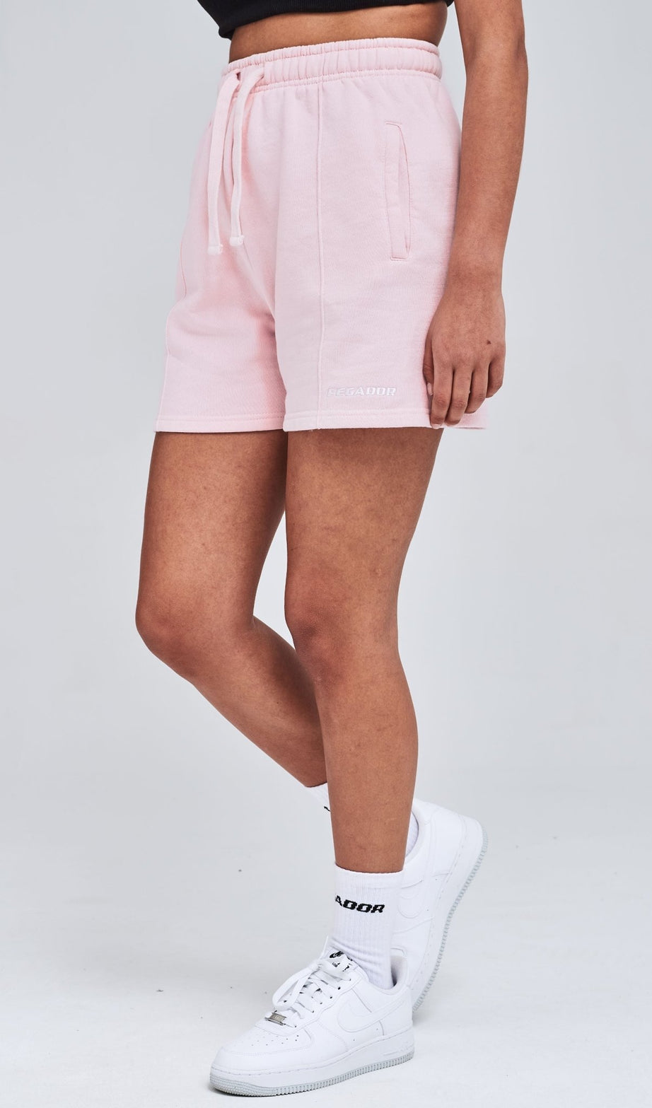 SULLY HIGH WAISTED SHORT WASHED FLAMINGO - Drakkar shop