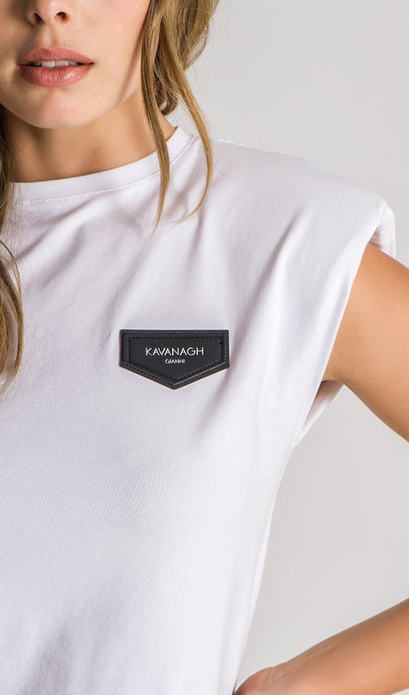 WHITE CORE BOXY TEE - Drakkar shop