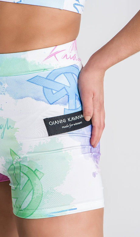 WHITE HYDRATE SHORTS - Drakkar shop