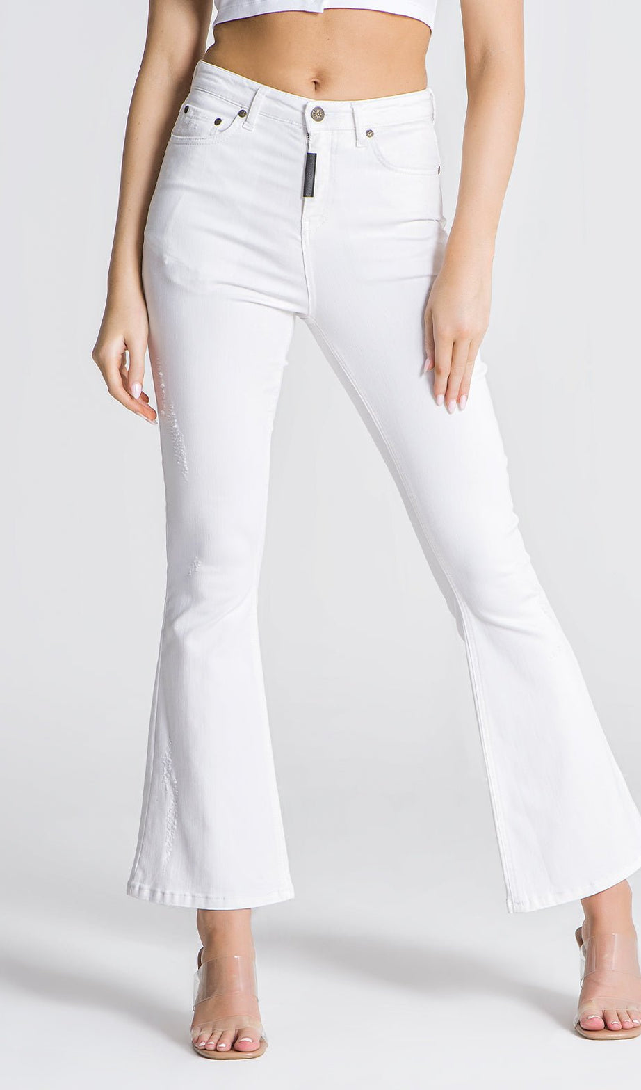 WHITE RESTART JEANS - Drakkar shop