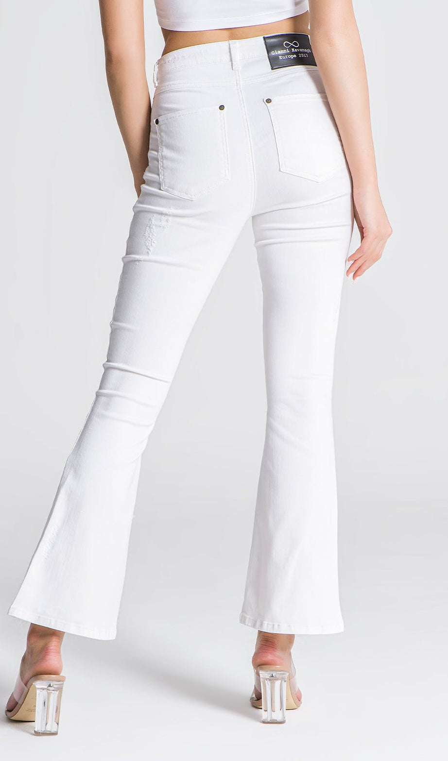WHITE RESTART JEANS - Drakkar shop