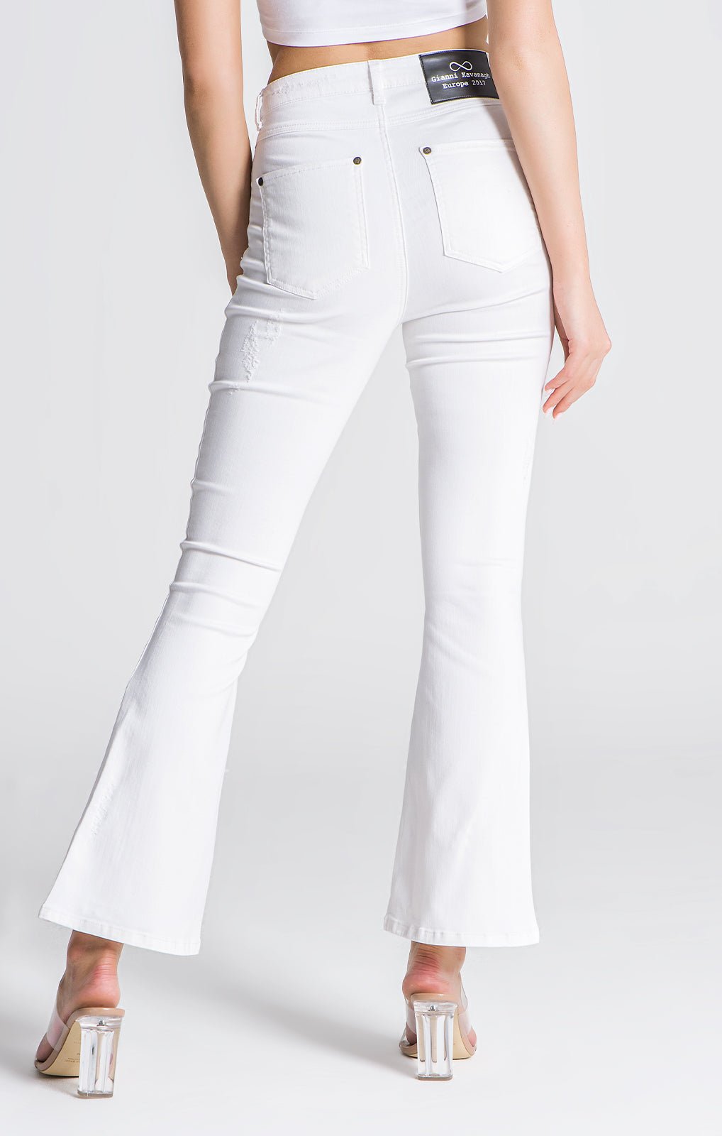 WHITE RESTART JEANS - Drakkar shop
