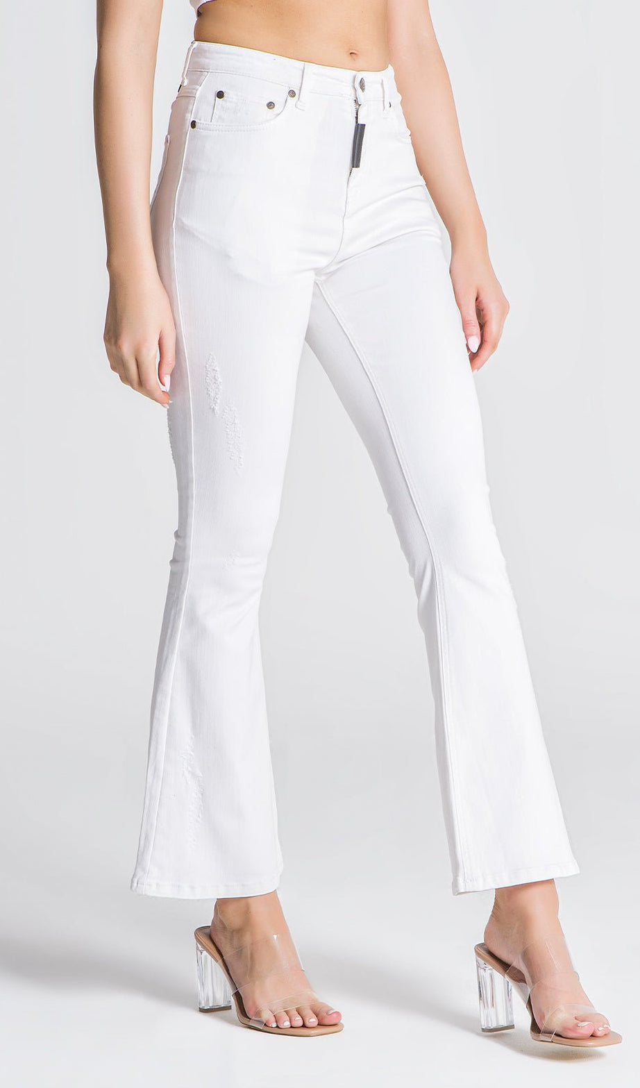 WHITE RESTART JEANS - Drakkar shop