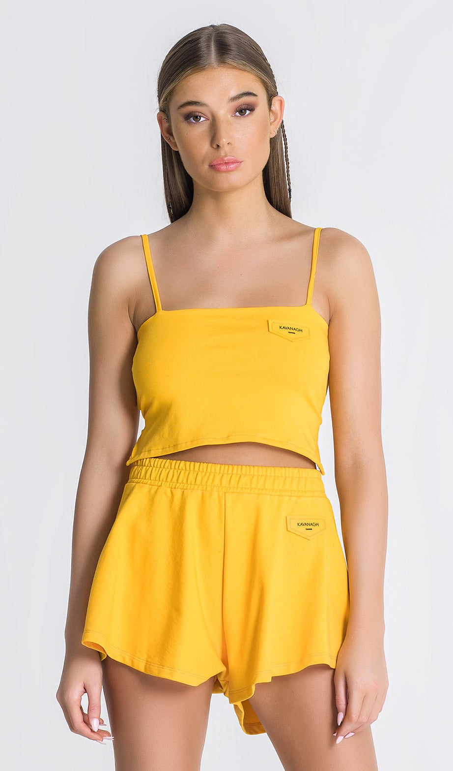 YELLOW CORE CROP TOP - Drakkar shop