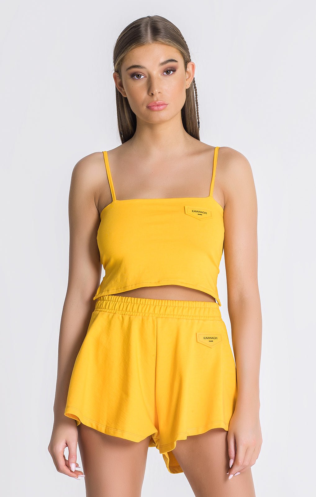 YELLOW CORE CROP TOP - Drakkar shop